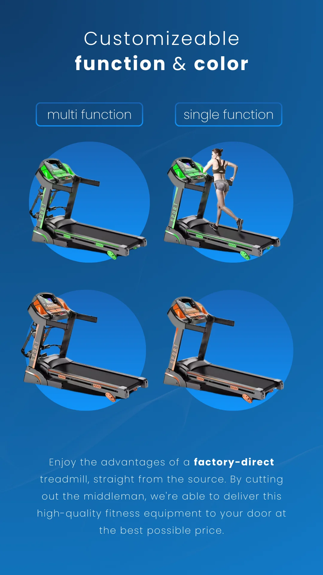 indoor workout treadmill Motorized Treadmill one click lift system Designed run treadmill home