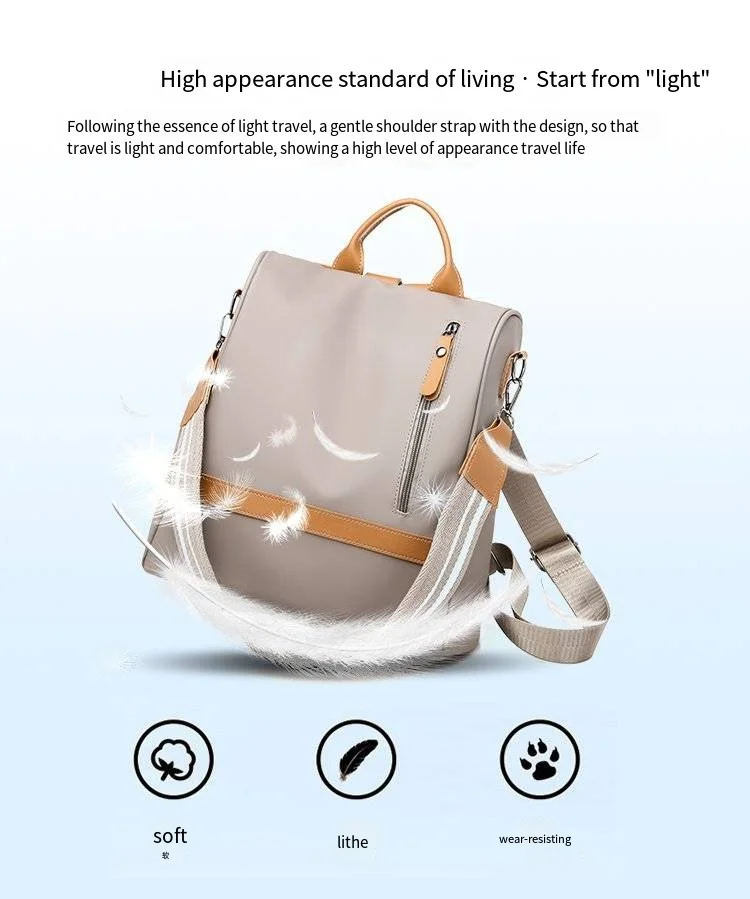 mochilas de mujer Custom Fashion Girls School Bag Ladies Preppy Style Casual Designer Backpack Nylon Mini Backpack for women