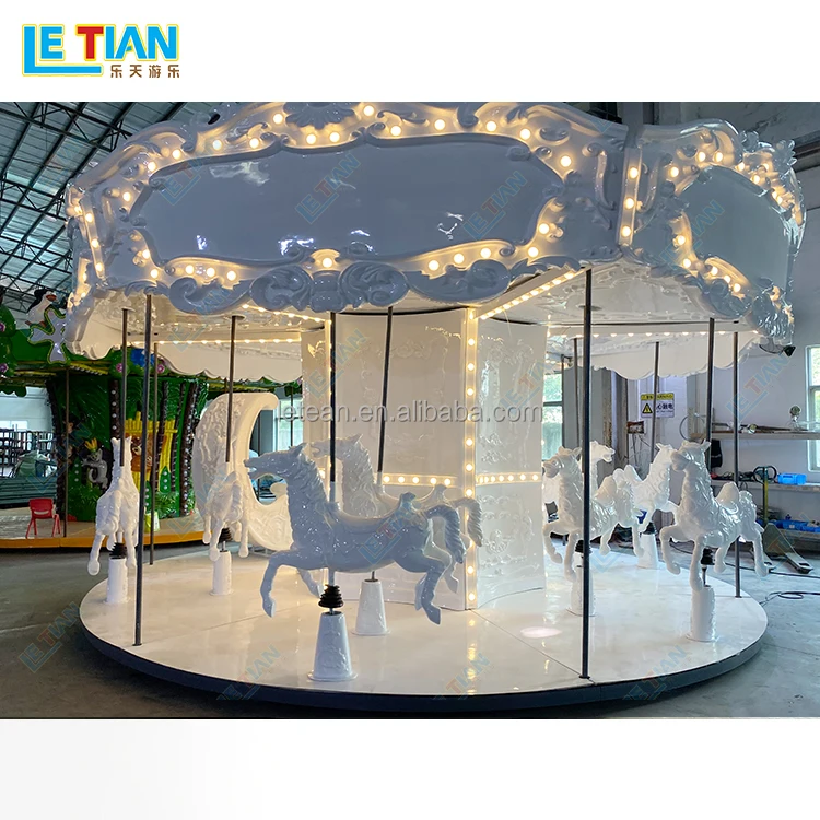 Customized indoor merry go round 12 seats carousel horse children amusement park products carousel ride for kids