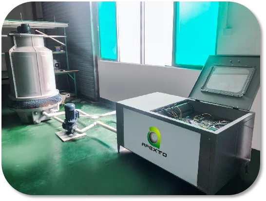 Low failure rate and longer using life 40KW Oil Immersion fluid Cooling Systems cooled server box for 6 sets computer server