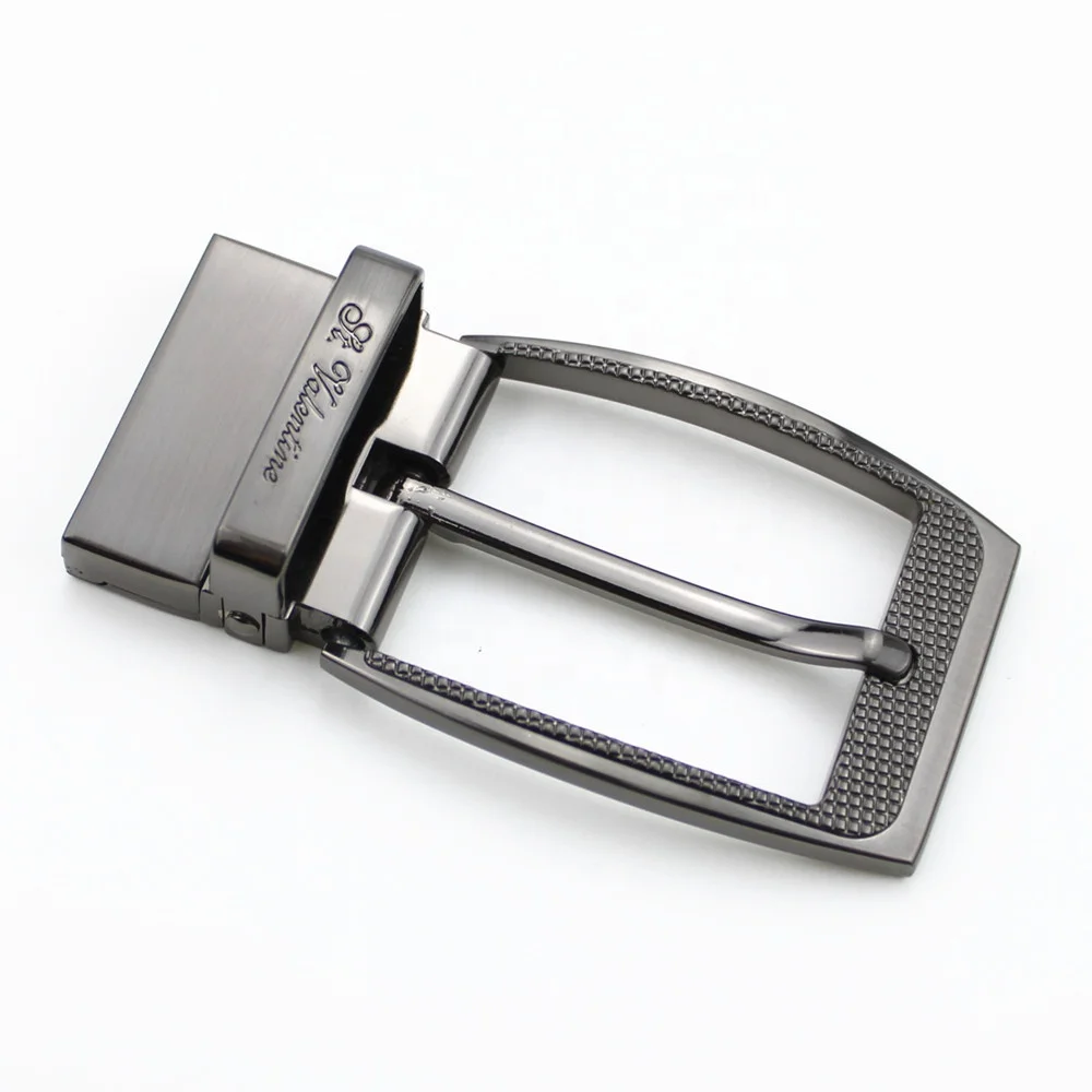 custom high quality metal reversible belt buckle for man