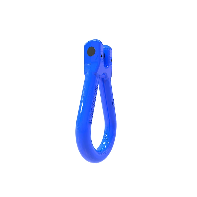 Shenli rigging high quality  g100 pear shaped weldless alloy master link/clevis reeving link for Lifting