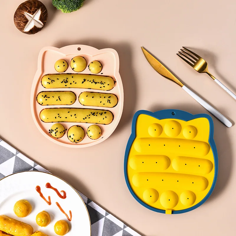 Sausage maker silicone sausage mold DIY hot dog handmade ham cake kitchen making and refrigerated