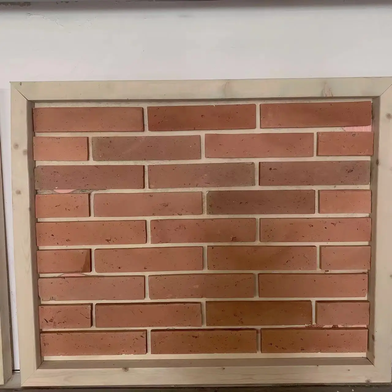 Regenerated building exterior decorative brick red brick sheet clay brick