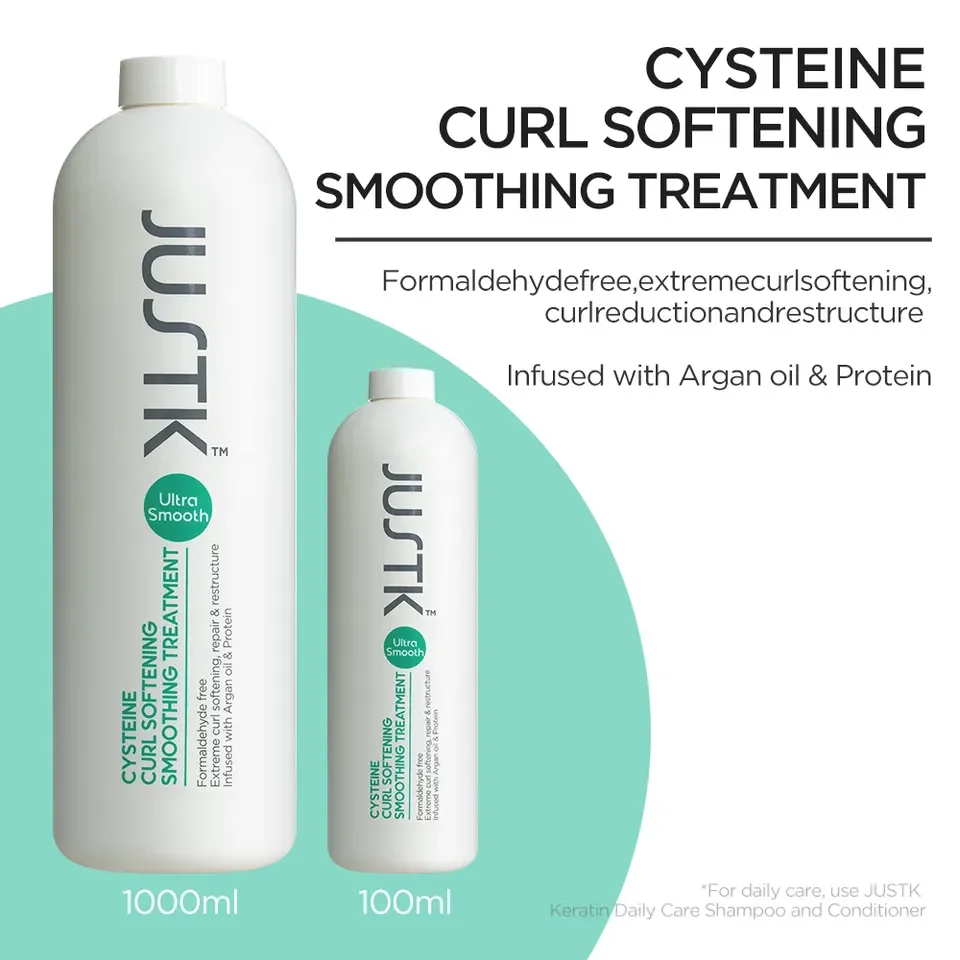 Justk High Quality Top Rated Salon Professional 100ml 1000ml Cysteine Nanoplastia Smoothing Straightening Keratin Treatment