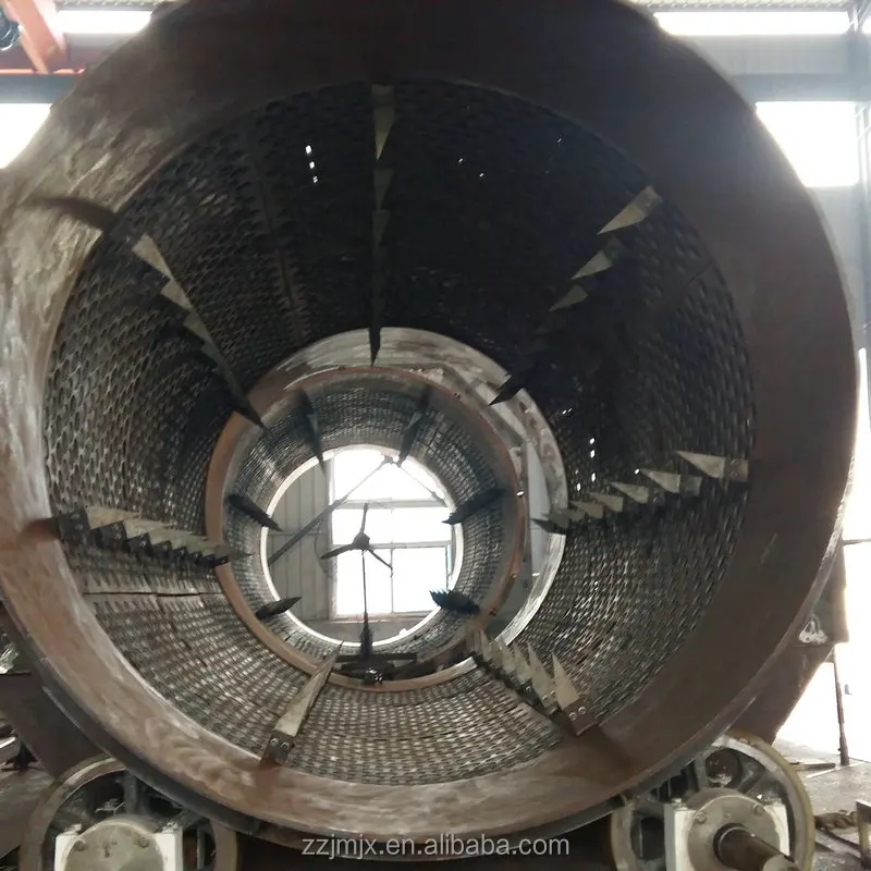 Переработка отходов траммель экран Вращающийся цилиндрический сито для рок размер проверки с низкой ценой