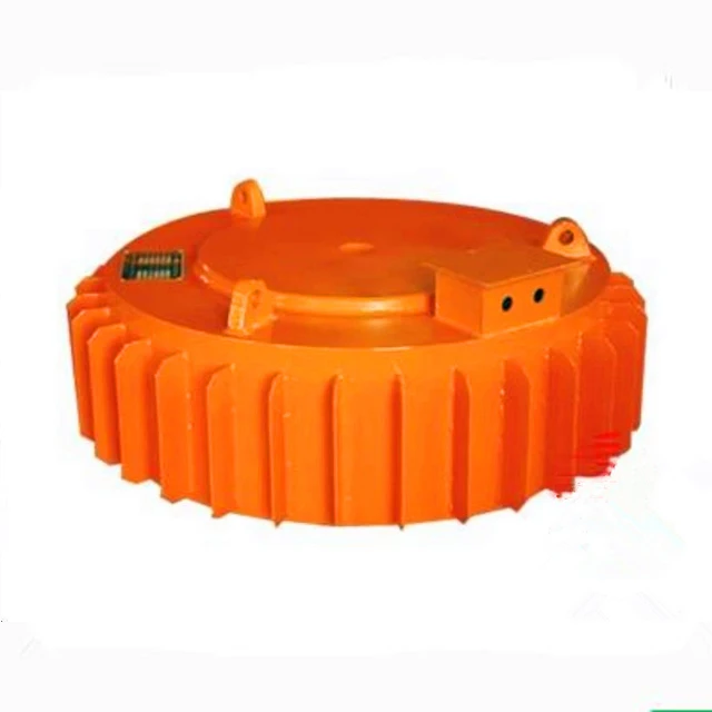 Electro magnet iron separator for conveyor belts