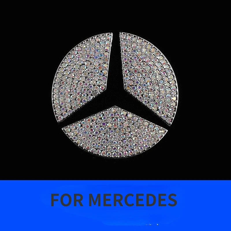 Bling Bling Car Steering Wheel Decorative Diamond Sticker for Toyota honda porsche audi