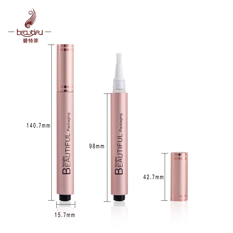 2.8 / 4 ML EMPTY PINK NAIL TREATMENT/GROWTH SERUM/STRENGTHENER & CUTICLE PROTECTOR & CUTICLE OIL PEN