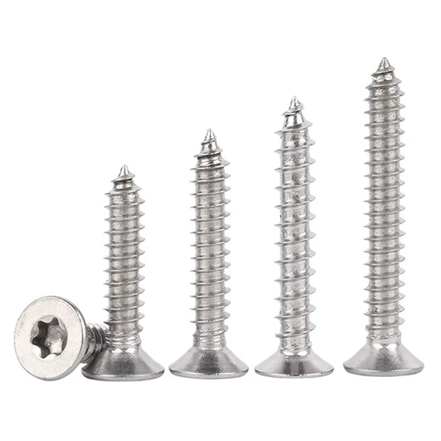 China Made New High Quality flat torx self tapping screw Flat head torx self tapping screw