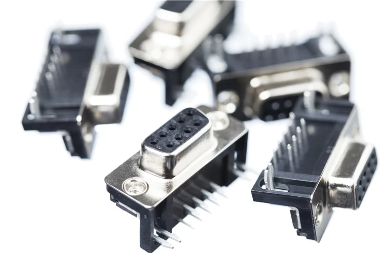 D-SUB Connector male and female 2 row solder type 9 15 25 37 50 pin