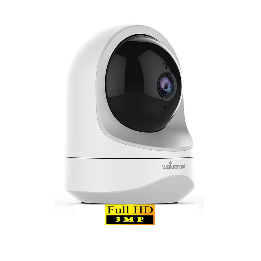 2.4G WiFi Wireless Network Monitor 3MP Mini Smart Home Indoor Motion Detection Surveillance Cam Infrared Night Vision IP Cameras