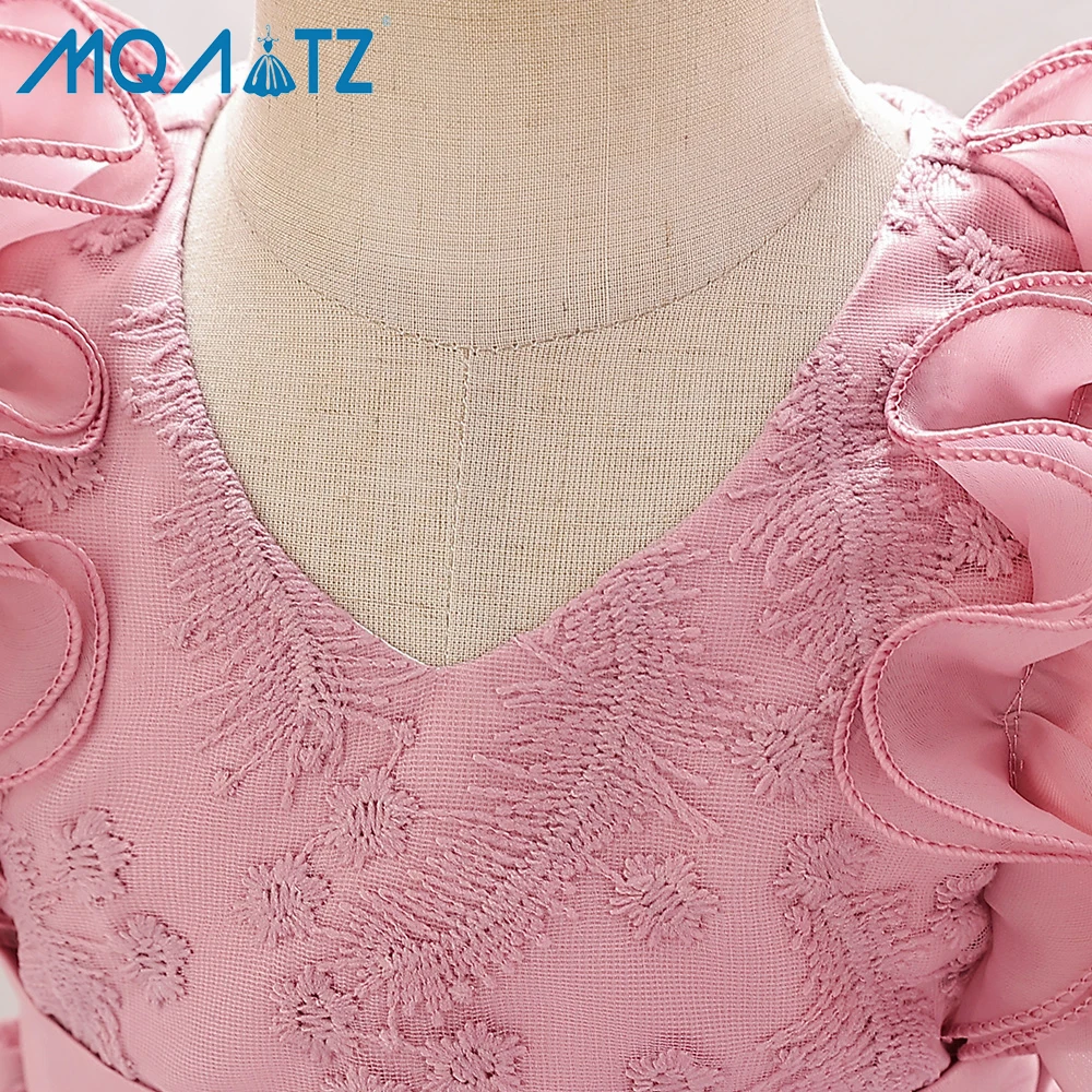 MQATZ Wholesale Summer Girl Formal Dresses Puffy Baby Frock Party Wear 2 Years Girl Birthday Dress