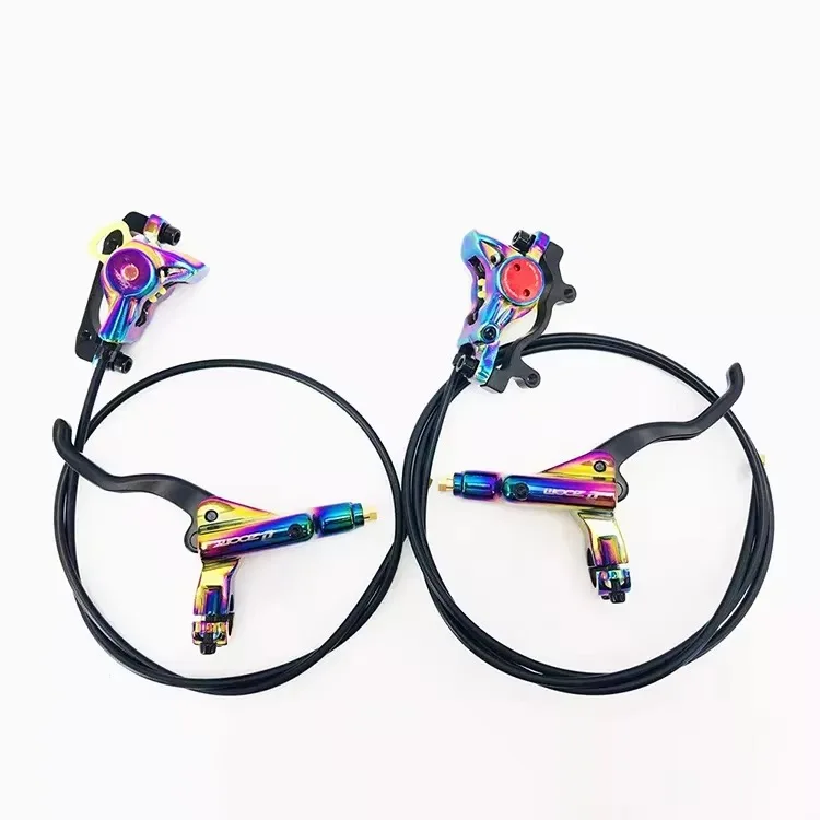 ZOOM HB-875 Rode Bike Colorful Oil Brake Hydraulic Line Pull Disc Brake Mountain Bike Bicycle Hydraulic Brake Parts