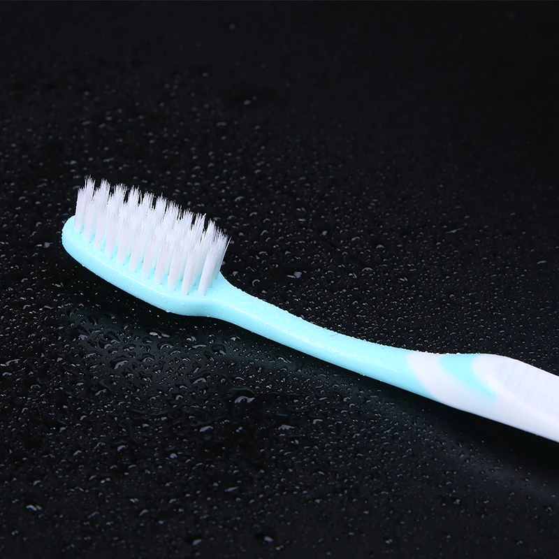 10pcs soft  bristle household  travel adult  plastic toothbrush OEM