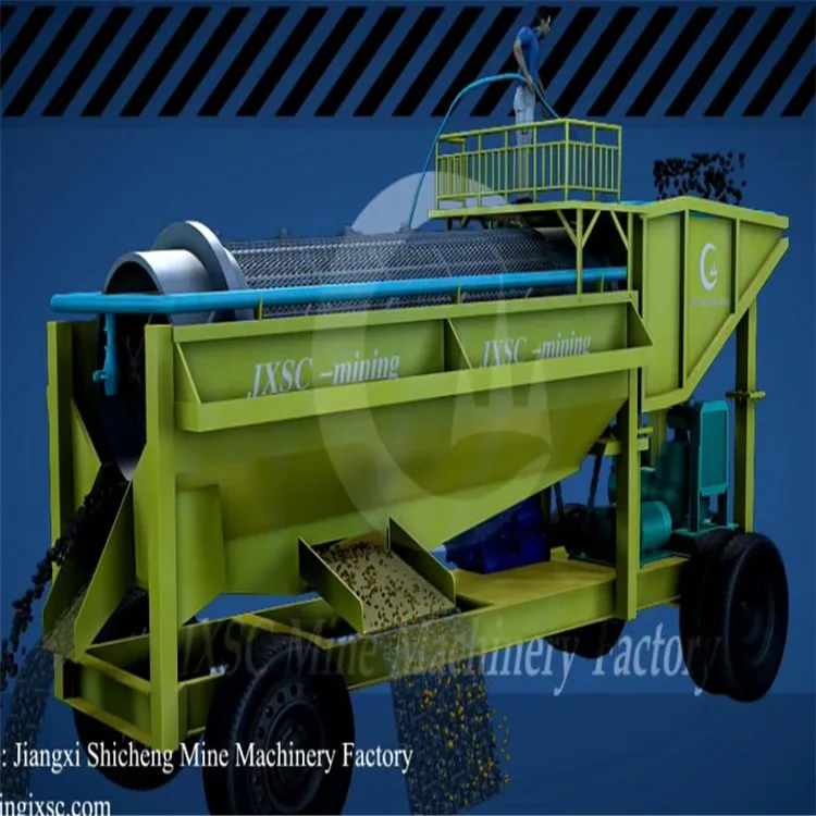 Leizhan Alluvial Mining Equipment Rotary Filter Gypsum Drum  Aggregate Grain Mineral Trommel Drum Screen