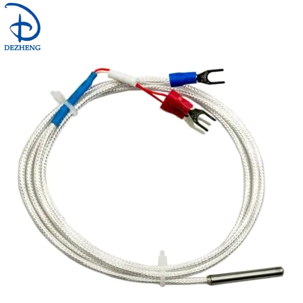 Dezheng Hot Sale 3 Wire Pt100 Screw Rtd Thermocouple Sensor