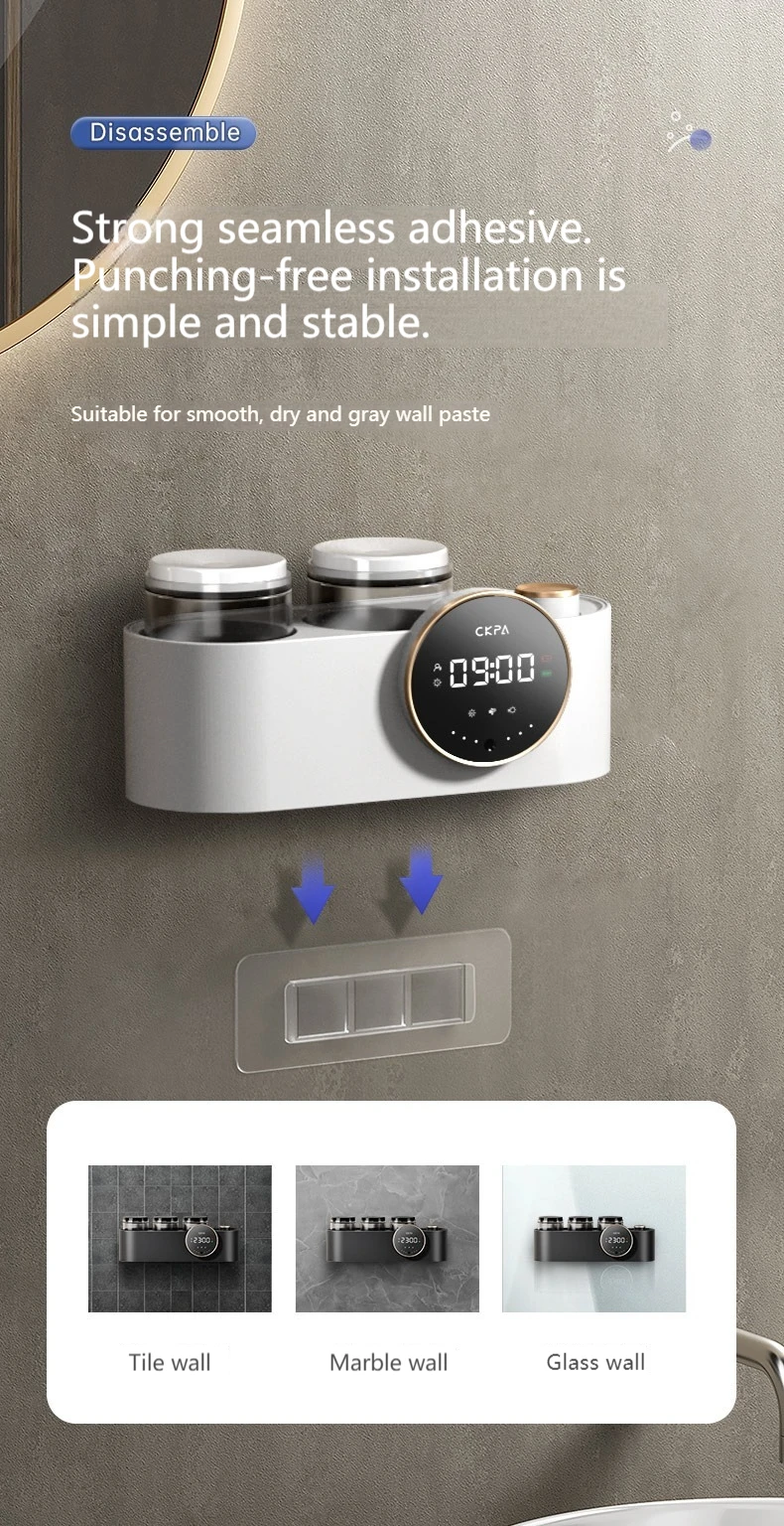 Многофункциональный держатель и диспенсер для зубных щеток от