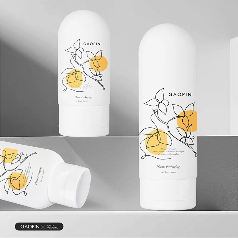 high quality customize white 30ml 60ml 120ml 150ml 200ml PE plastic squeeze bottle with flip top cap