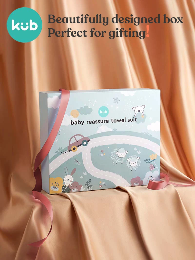 KUB Baby Gifts Set Security Blanket Cute Animal Velvet Newborns Security Blanket for Babies