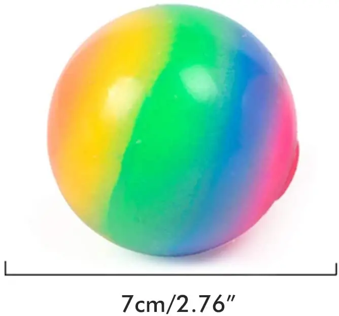 Colorful Stretchy Ball Press Decompression Toy Relieve Stress Balls Hand Squeeze Fidget Toy For Kids Adult Anti stress toys