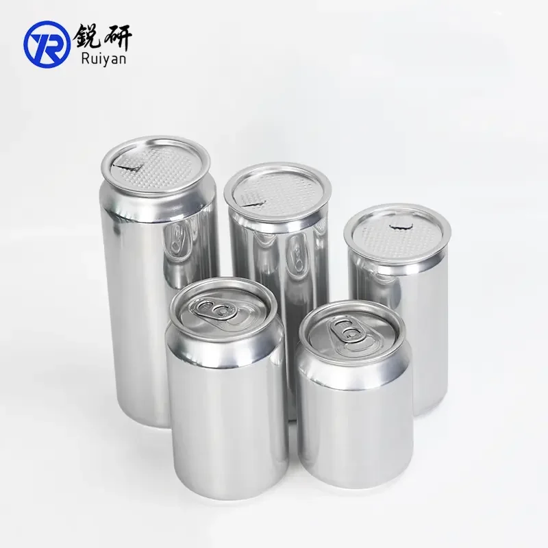250ml 330ml 355ml 473ml 500ml Standard Aluminum Tin Pop Cans for Beer Soda Beverage Soft Drinks Mineral Water with Easy Open End