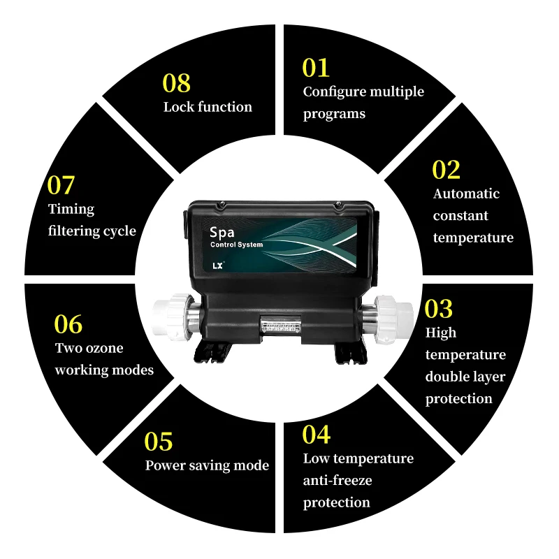 spa controller spa accessory massage bathtub controller with panel Smart Temperature