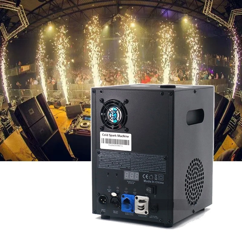 Hot Sale Dj Stage Lighting Spark Machine Cold Fire Works Electronic Fireworks Machine For Wedding Digital Illusion Null