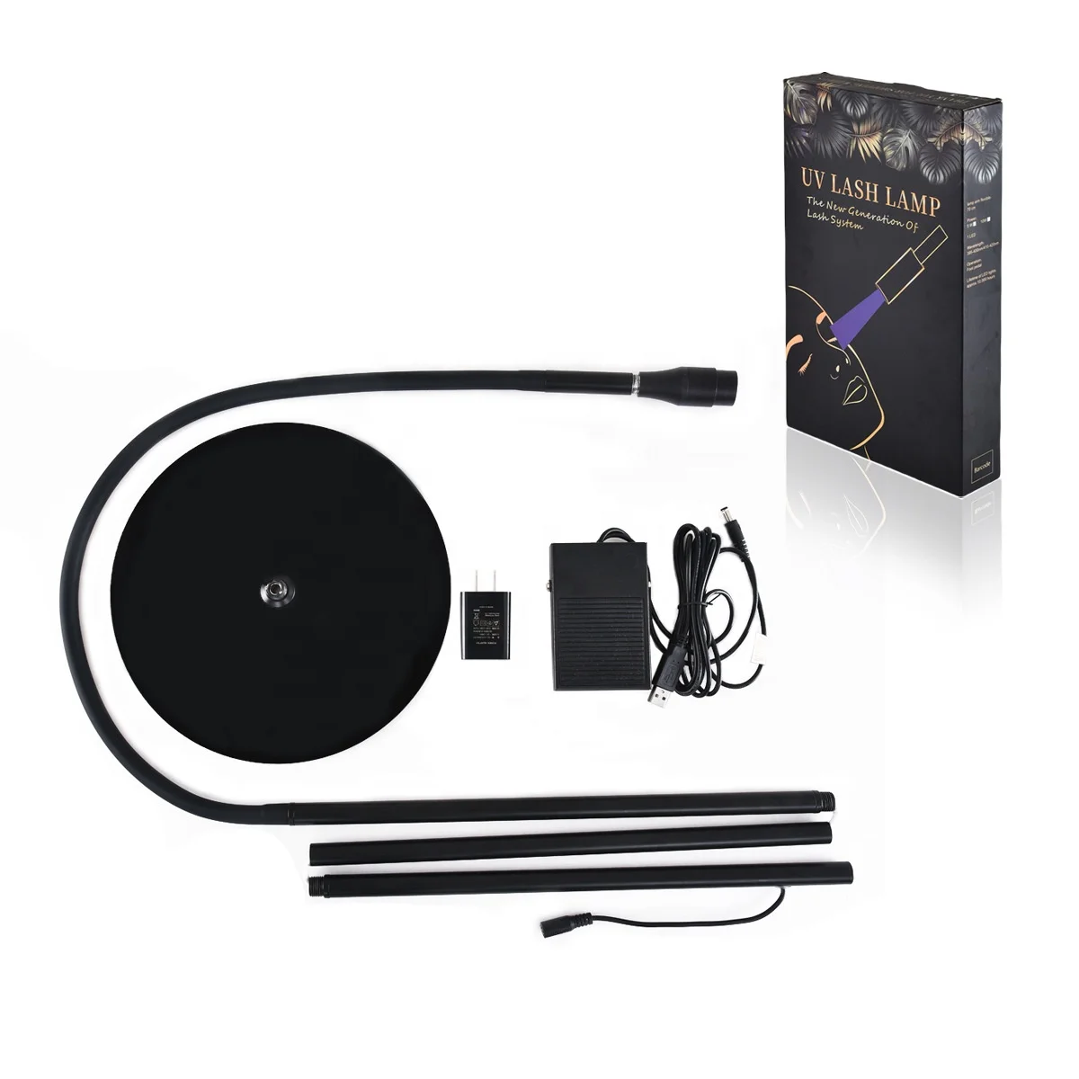 Vertical UV LED Eyelash Extension Light System plug-in 100V-240V UV Led Lamp for Lash Extensions and Glue uv lash lamp kits