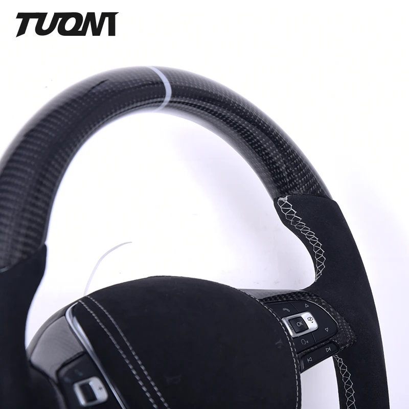 Factory Supplier Carbon Fiber Steering Wheel With High Performance Suitable For VW MK7 Lamando Scirocco