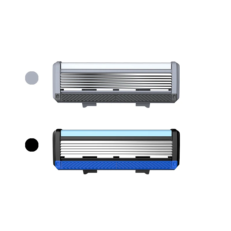 6 Blade Good Quality Shaving Barber Razor Cartridge Mens Shaving Razor for First Time Shavers