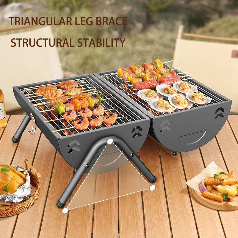 High Quality Home&Outdoor Camping Picnic Portable Charcoal BBQ Grill For 5 Persons