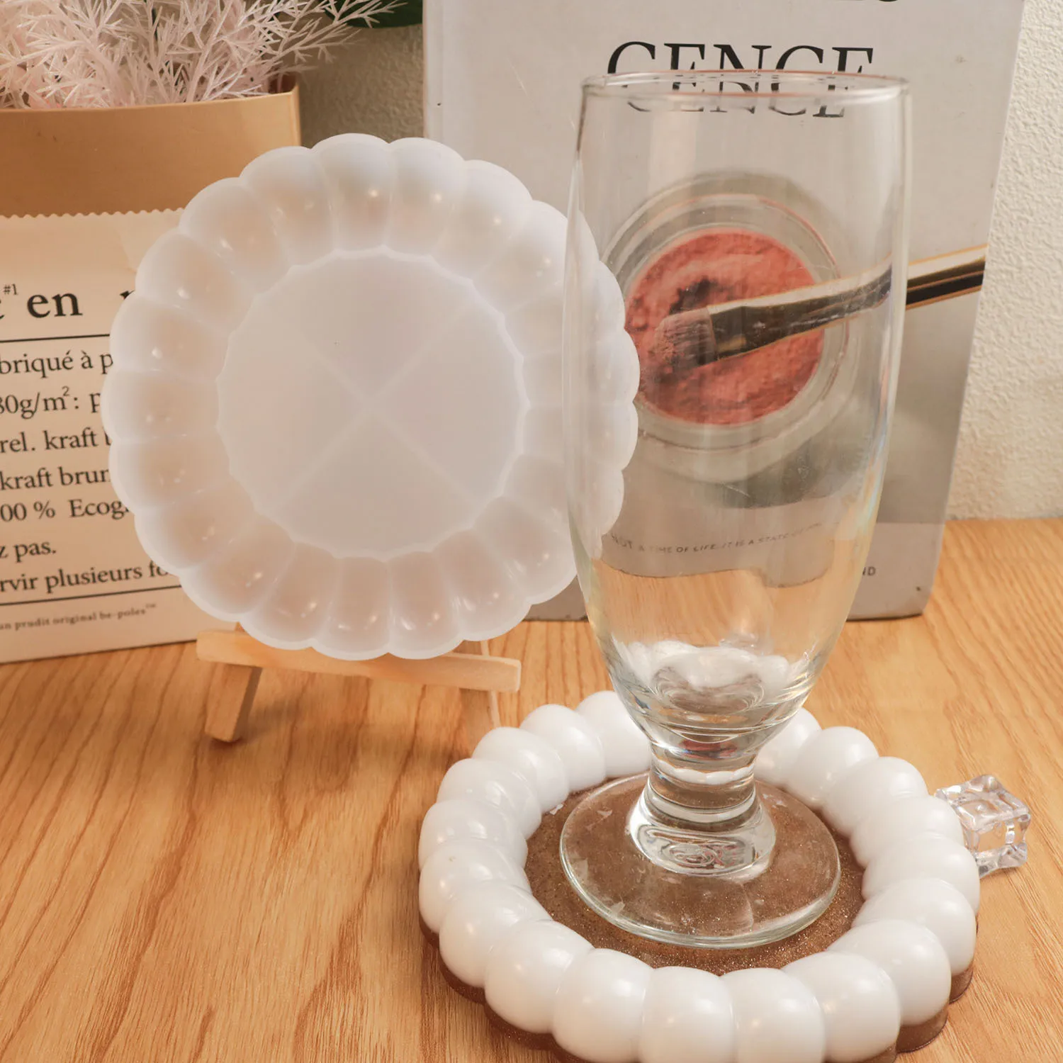 3 styles to choose from irregular pebbles bubble cup cushion silicone molds can be made according to their favorite color styles