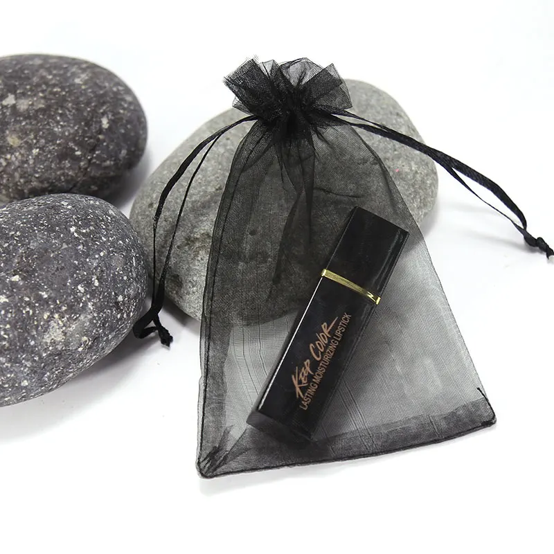 large small Organza Drawstring Bag  Gift with Ribbon logo 7*9 9*12 10*15 13*18 15*20 17*23