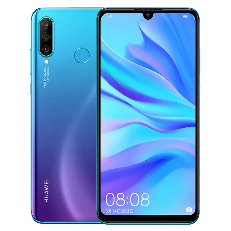 Original Huawei P30 Lite Unlock Mobile Phone Global Firmware 6.19' Dual SIM Octa Core Kirin710 3340mAh 18W Android 10