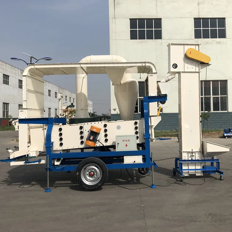 sorghum rice simsim maize barley soybean grain cleaning machine