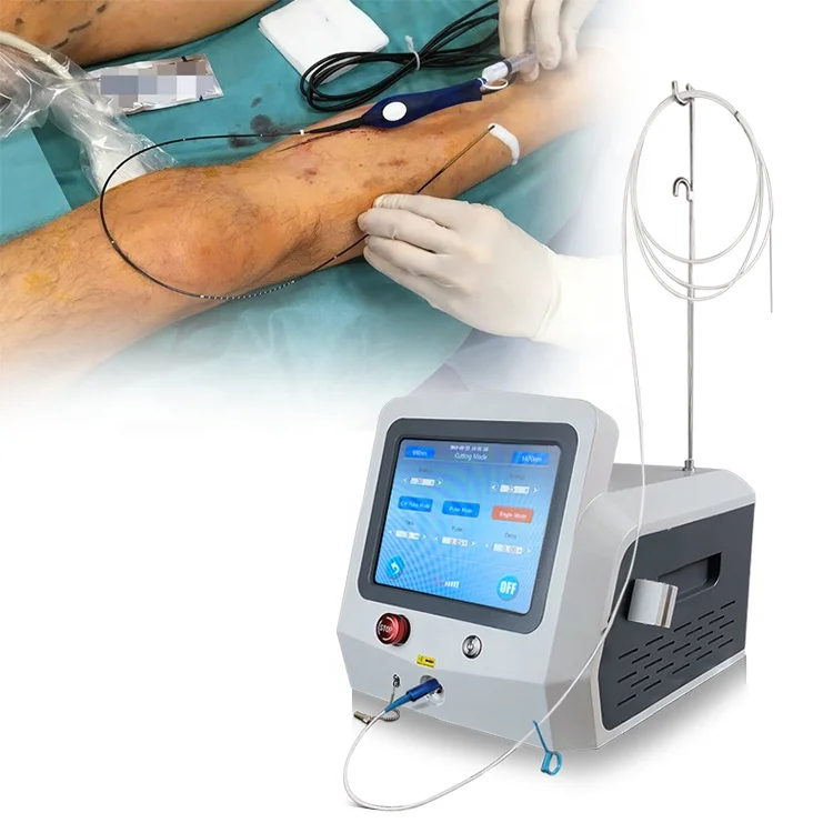 TRIANGELMED laser for varicose vein 980NM 1470NM vein laser endovascular laser machine