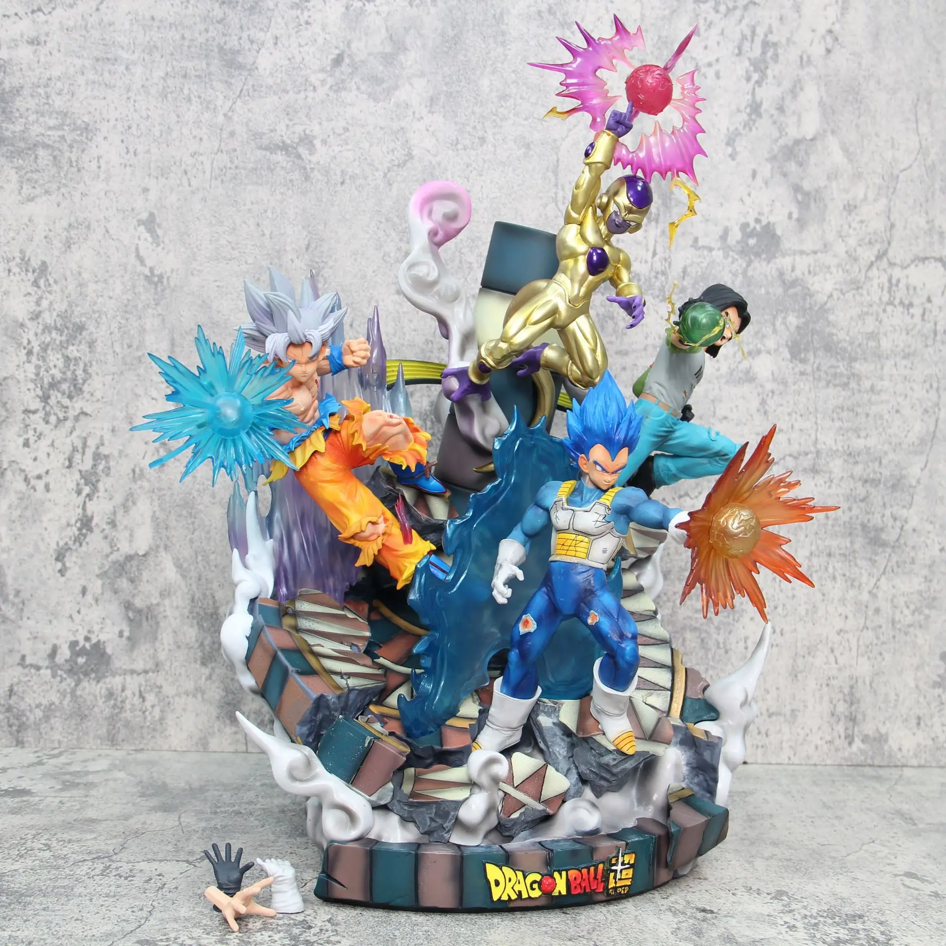 Hot Japanese anime 52cm GK Dragon Balls Chikara no Taikai Tournament of Power Goku Vegeta Frieza Android 17 Action Figure