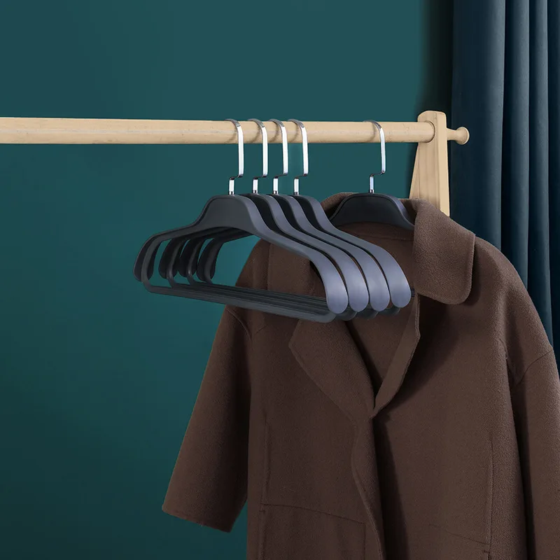 Online Top Seller Lightweight Space Saving Durable Clothes Hangers Laundry Hangers White ABS Plastic Hangers