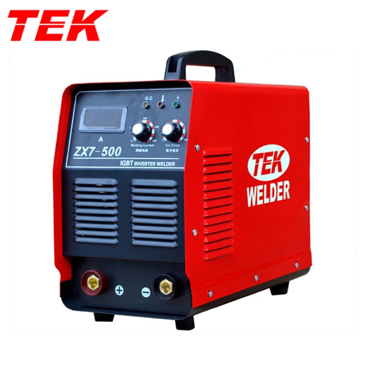 Discrete IGBT ARC-500 ZX7-500 MMA-500 SMAW-500 ARCZX7-500 Single IGBT DC Electrode Stick Electrode Holder Welding Machine OEM