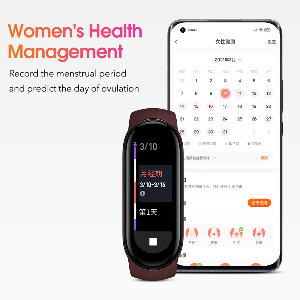 
original smartwatch fitness mi band 6 