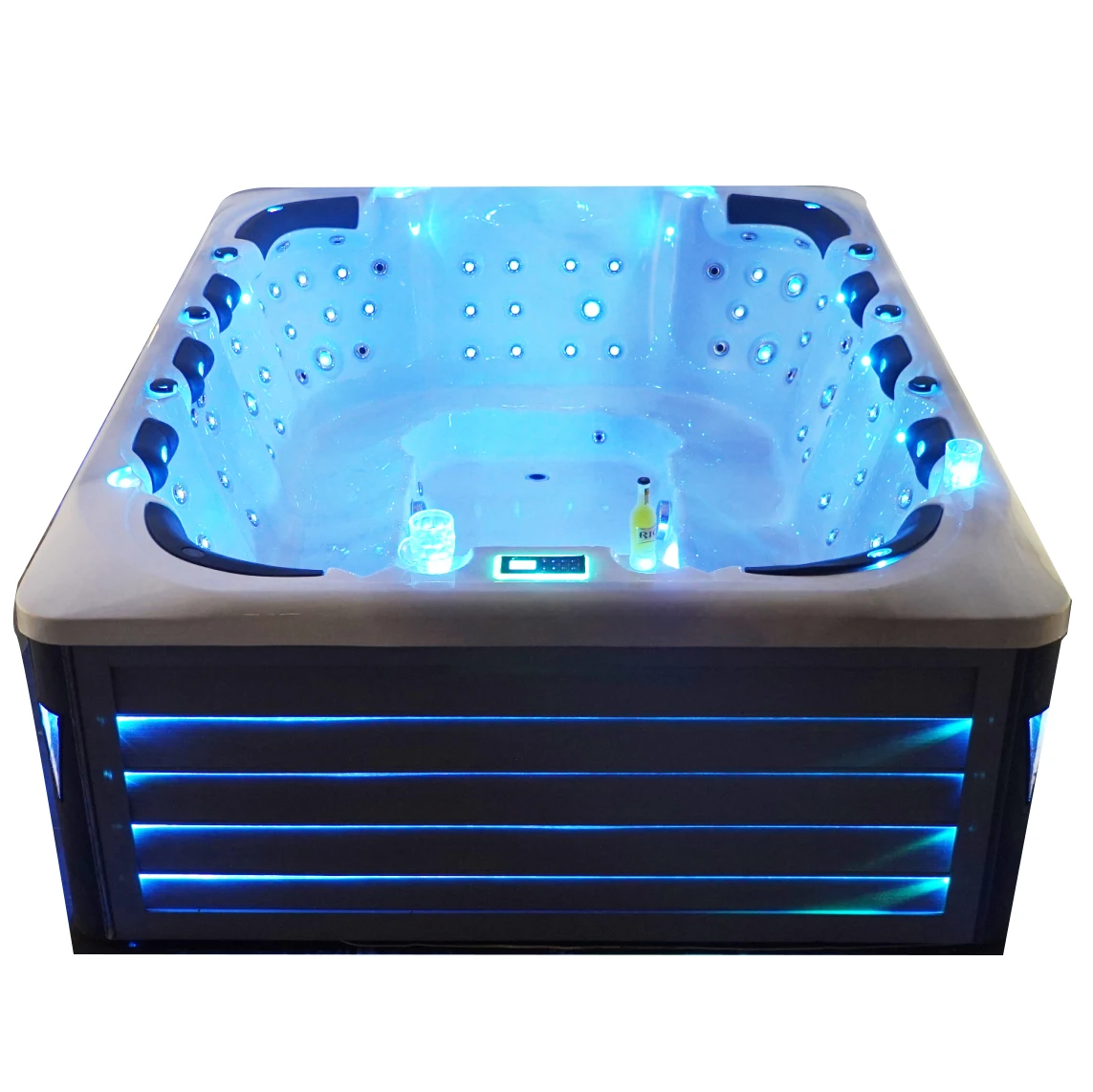 Luxury 12 person hot tub spa pool outdoor whirlpool tub 3110x2310x890mm