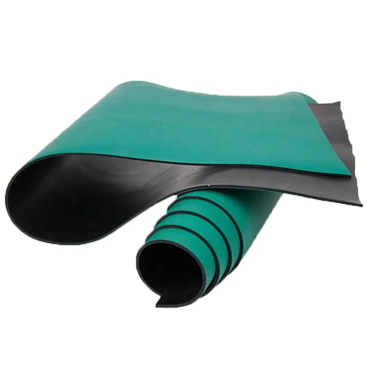 ESD Зеленый Настольный коврик, 2 мм Толщина 1,2x10 м многоразовые антистатические ESD зеленый резиновый напольный коврик для электронного производства фабрики!