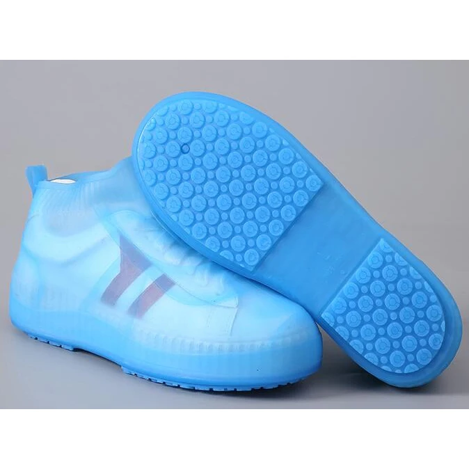 Protective rain boots Anti-Slip Silicone Rubber Boots Waterproof Rain Womens TPE  Shoes Cover