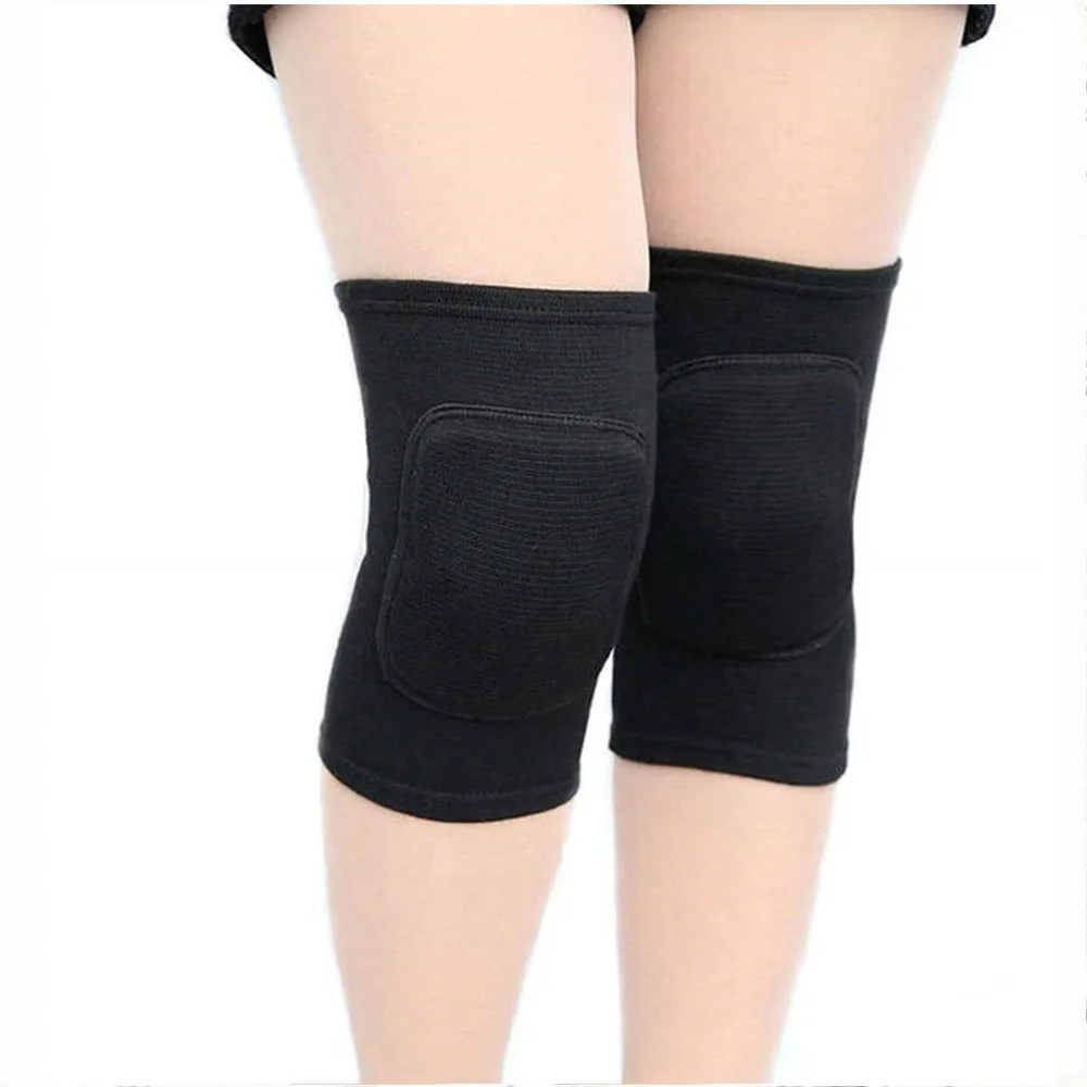 Sport Knee Pads Polyester Knee Sleeves Thickening Sponge Protection Support Kneepad for Running Fitness Breathable Knee Brace