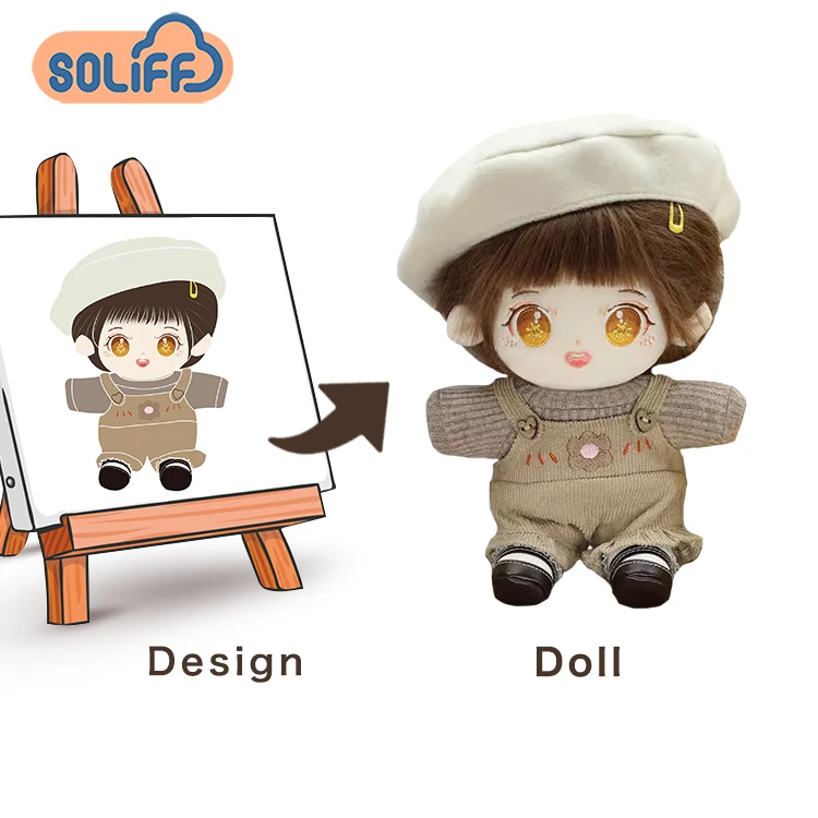 Производитель OEM нет MOQ Plushie индивидуальные плюшевые игрушки Kpop Idol куклы талисман из фильмов производные