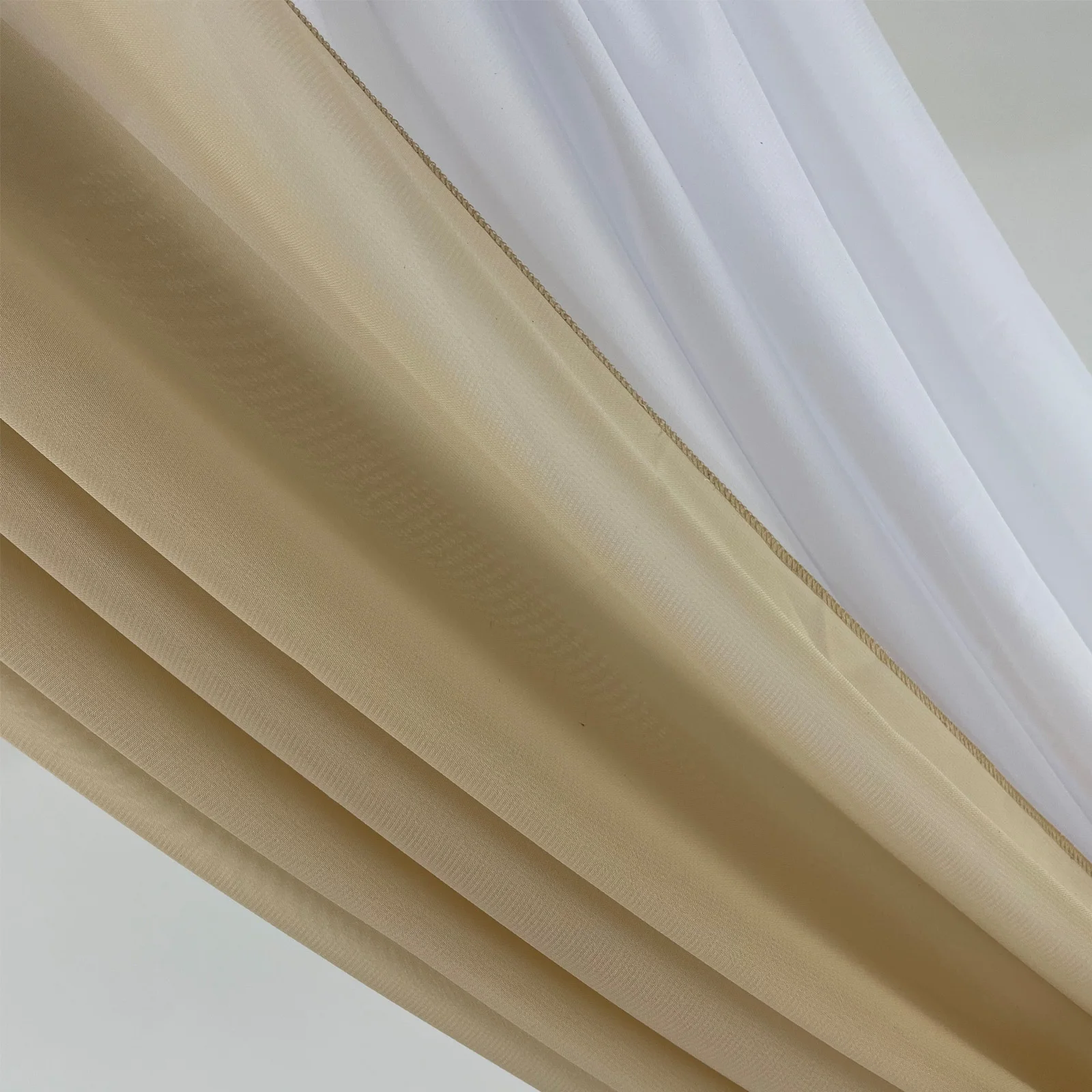 BCK092 chiffon drape for wedding decoration wedding backdrop arch wall backdrop