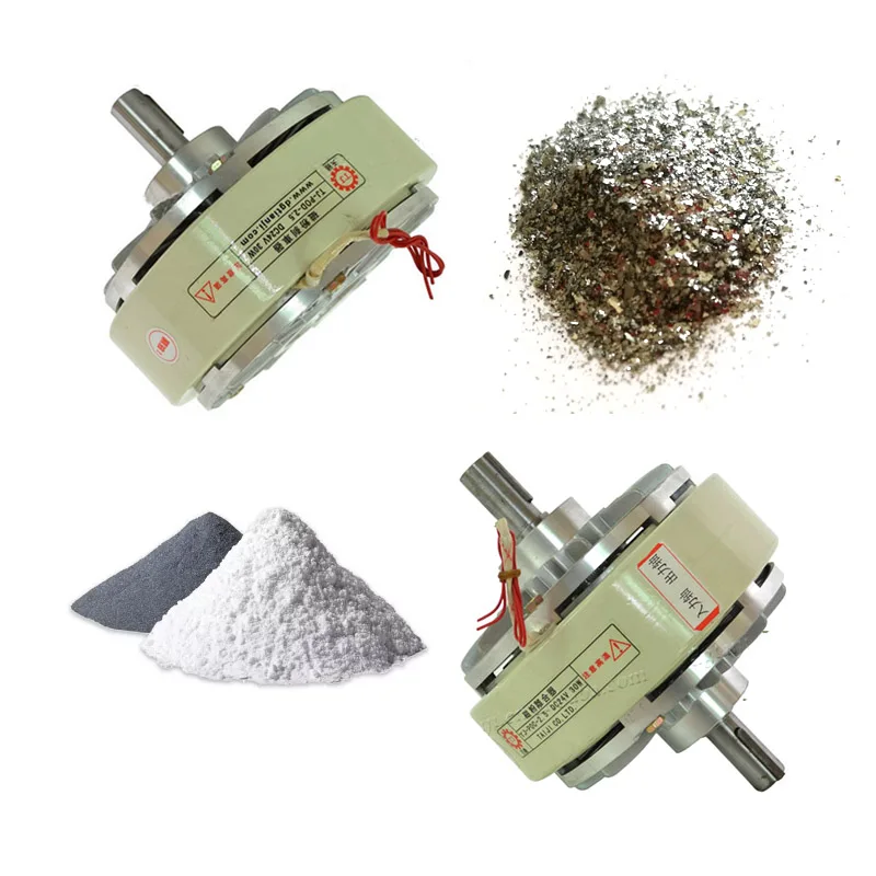 Double shaft winding water cooling magnetic powder clutch for printing machines