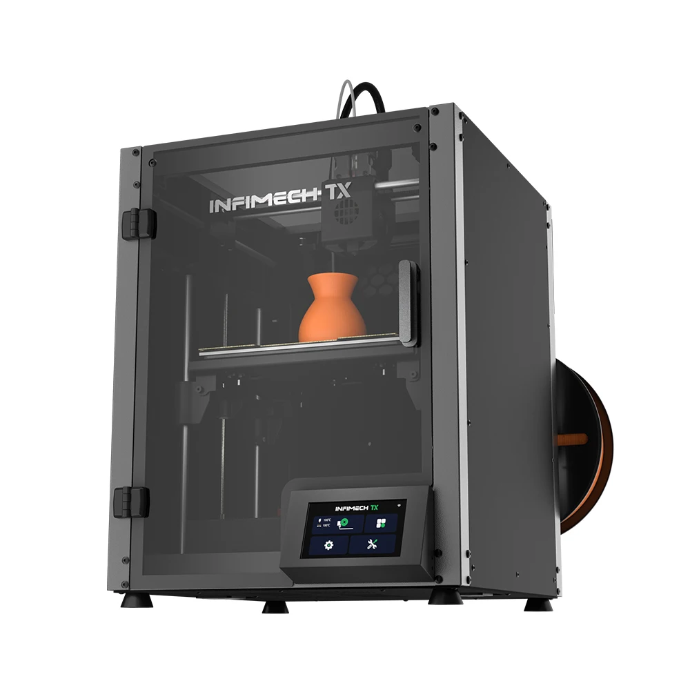 3D-принтер Infimech TX FDM с автоматическим выравниванием максимальная скорость 500 мм/с размер печати 220*220*250 мм полностью алюминиевая машина