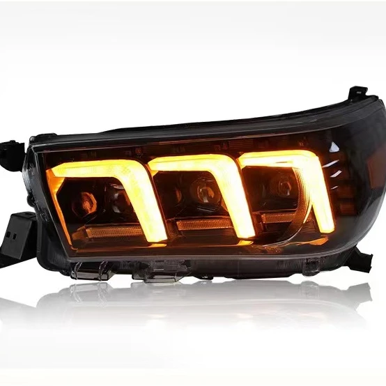 Hot sale upgrade to the full led headlamp headlight front lamp for TOYOTA HILUX REVO head lamp head light 2015-2020